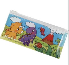 New! Dino-Roar! Coloring & Activity Book with 6 Markers, Pouch, & Stickers