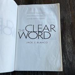 The Clear Word Bible Jack J Blanco Devotional Expanded Paraphrase Paperback 2003