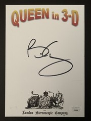Queen In 3-D The Bohemian Rhapsody Deluxe Signed Autographed Brian May JSA COA
