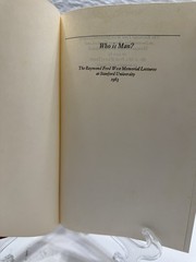 Who Is Man? by Abraham Heschel: Used