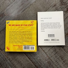 Lot Of 2 Funny Self Help books PANIC ABOUTBEING GROWN UP & DOING GREAT JOB