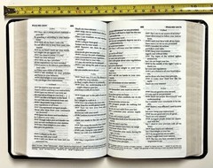 The NET Bible Black Compact Edition 2005 Premium Bonded Leather New English Tran
