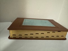 KJV Study Bible Large Print Thumb Indexed Red Letter 2011 Teal Inlay