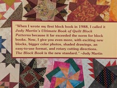 The Block Book Judy Martin Quilt Pattern Designs Ideas Rotary Shape – Vintage