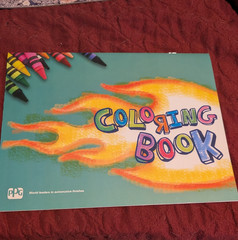 PPG AUTOMOTIVE REFINISH – FLAME COLORING BOOK – 2011 – NOS