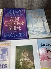 Huge Christian Book Lot of 25 Max Lucado Billy Graham Prayer Devotional Bible