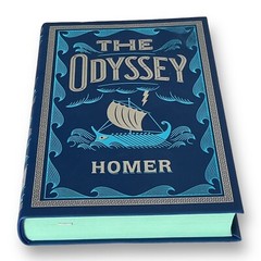 THE ODYSSEY by Homer Soft Faux Leather Bound Brand Gift Collectible Deluxe Book