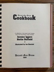 Detroit Free Press Cookbook by Jeremy Iggers, Nettie Duffield