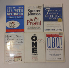 RANDOM Mix Lot of 7 Business Management Finance Leadership Marketing Book Bundle