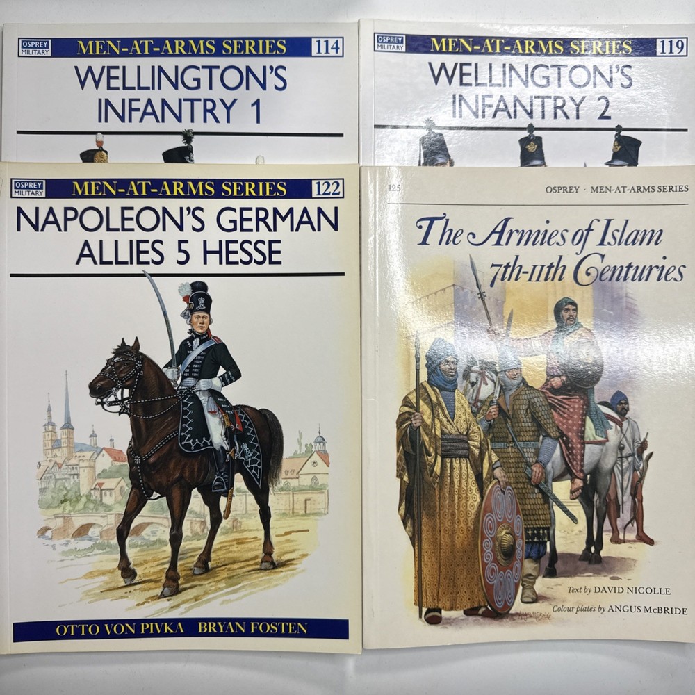 Osprey Military Men-At-Arms Series Lot 114, 119, 122, 125 Islam Armies, Napoleon