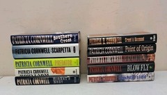 Lot Of 10 1st Edition Hardcovers-Patricia Cornwell Thrillers-The Body Farm-ETC