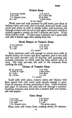 1914 Culinary Echoes From Dixie Cook Book 282 Pages