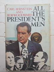 All the President’s Men Woodward Bernstein 1974 HC DJ BOMC Watergate Book