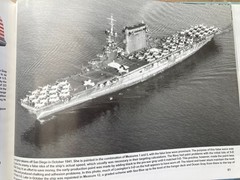 WWII USN Navy USS LEXINGTON CV-2 Aircraft Carrier Pacific Squadron at Sea Signal