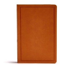 CSB Deluxe Gift Bible, Tan LeatherTouch – Imitation Leather – VERY GOOD