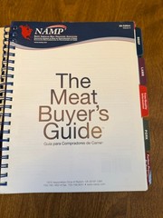 The Meat Buyer’s Guide-Spiral bound 6th ed 2010-NAMP-Illus.- Spanish cut names