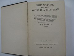 THE NATURE OF THE WORLD AND OF MAN -1933 Scientists of the University of Chicago