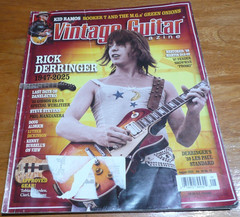 Vintage Guitar Magazine August 2025 – Rick Derringer