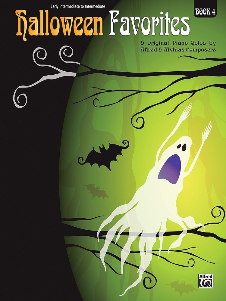 Halloween Favorites, Book 4: 9 Original Piano Solos by Alfred & Myklas Composer