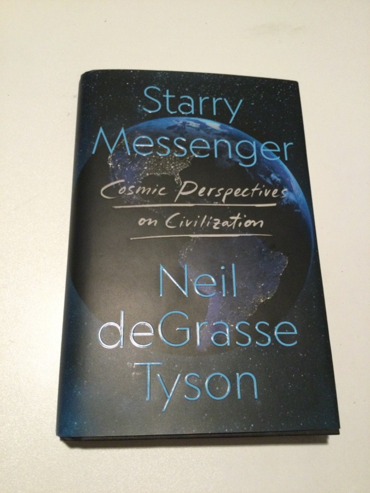 Neil deGrasse Tyson signed Starry Messenger (2022), Hardcover, First Edition
