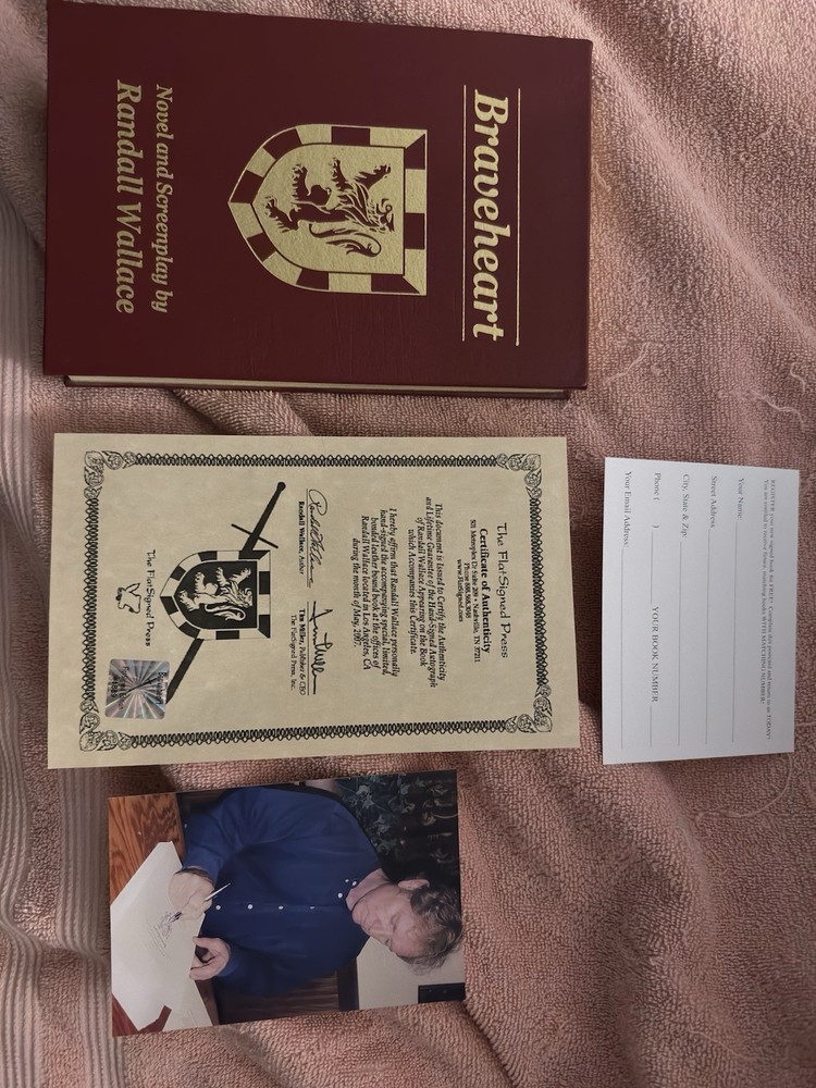 Flatsigned Braveheart: Novel and Screenplay