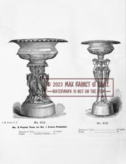 J W Fiske (1865) Ornamental Iron Vases Fountains Statues Catalog * Garden Pieces