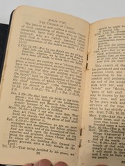 1931 & 1939 MENNONITE CONFESSION OF FAITH Dortrecht Historical S F Coffman