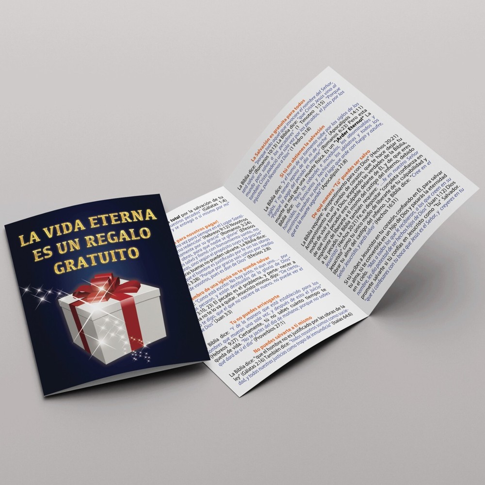 PAQUETE DE 100 TRATADOS PARA EVANGELIZAR / TRATADOS CRISTIANOS