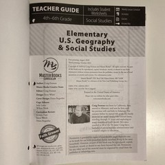 Elementary U.S. Geography & Social Studies (Teacher Guide)