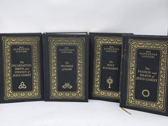 The St. Alphonsus Liguori Deluxe Set Of Four Books Tan Holy Eucharist Jesus