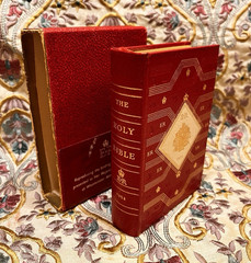 Oxford Miniature Coronation Bible The Holy Bible 1953 Leather Bound HC Inscribed