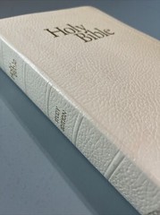 Holy Bible Study Edition The National Bible Press King James Creme Leather READ