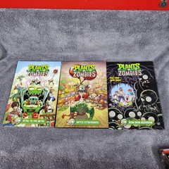 Lot Of 9 PLANTS vs ZOMBIES Graphic Novels Books Dark Horse Comics Hardcover