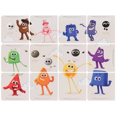 A Case of Colourblocks 12 Mini Books Box Set – Ages 0-5 – Board book