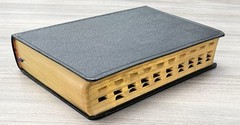 Unmarked 1971 KJV Dickson New Analytical Indexed Bible; Black Leather Thumb Tabs
