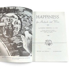 Vintage 1968 Happiness for Husbands and Wives Harold Shryock M.D. Hardcover SDA