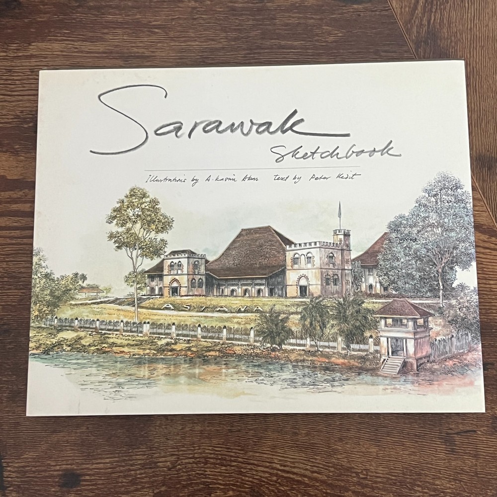 Sarawak Sketchbook 2005 Hardcover HCDJ Malaysia Tribal Art Anthropology