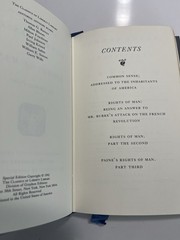 Common Sense – Rights of Man Thomas Paine / Leather Binding 1992