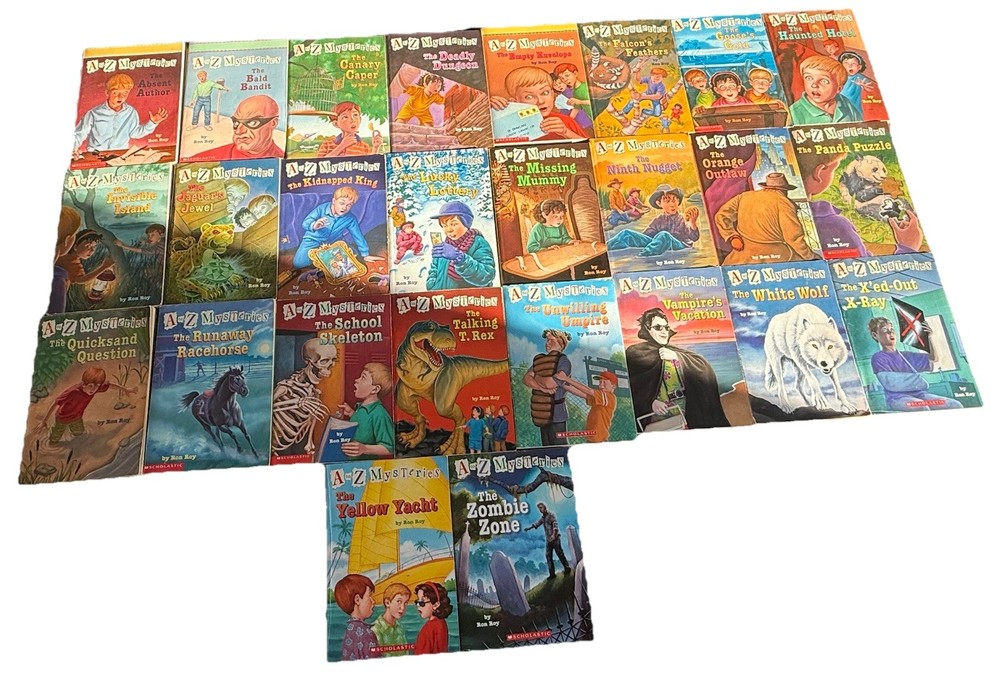 Lot Of A to Z Mysteries The Complete Collection by Ron Roy 26 & More