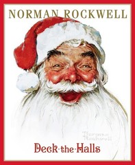Deck the Halls Public Domain|Rockwell, Norman hardcover Very Good