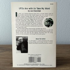 SIGNED UFOs Are With Us Take My Word Leo Dworshak 2003 First Printing Paperback