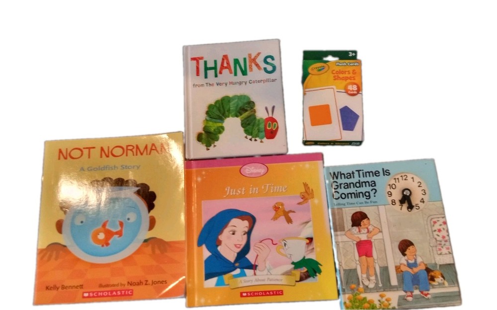 Variety Of Kids Learning Books And Shapes Colors Cards Lot Of 5