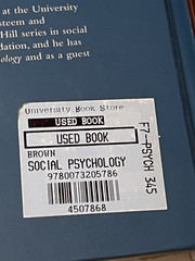 SOCIAL PSYCHOLOGY By Jonathon D. Brown – Hardcover