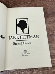 The Autobiography of Miss Jane Pittman by Ernest J. Gaines (1st Edition 1971)