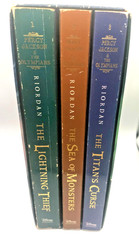 Percy Jackson and the Olympians Paperback Boxed Set Books 1-3 Very Good
