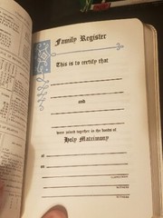 Vintage National Bible Press Holy Gift Bible Agate/Bride’s Style 2040x with Box