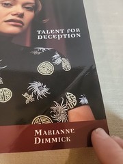 Talent for Deception, Dimmick, Marianne Signed Paperback Flaws In Photo