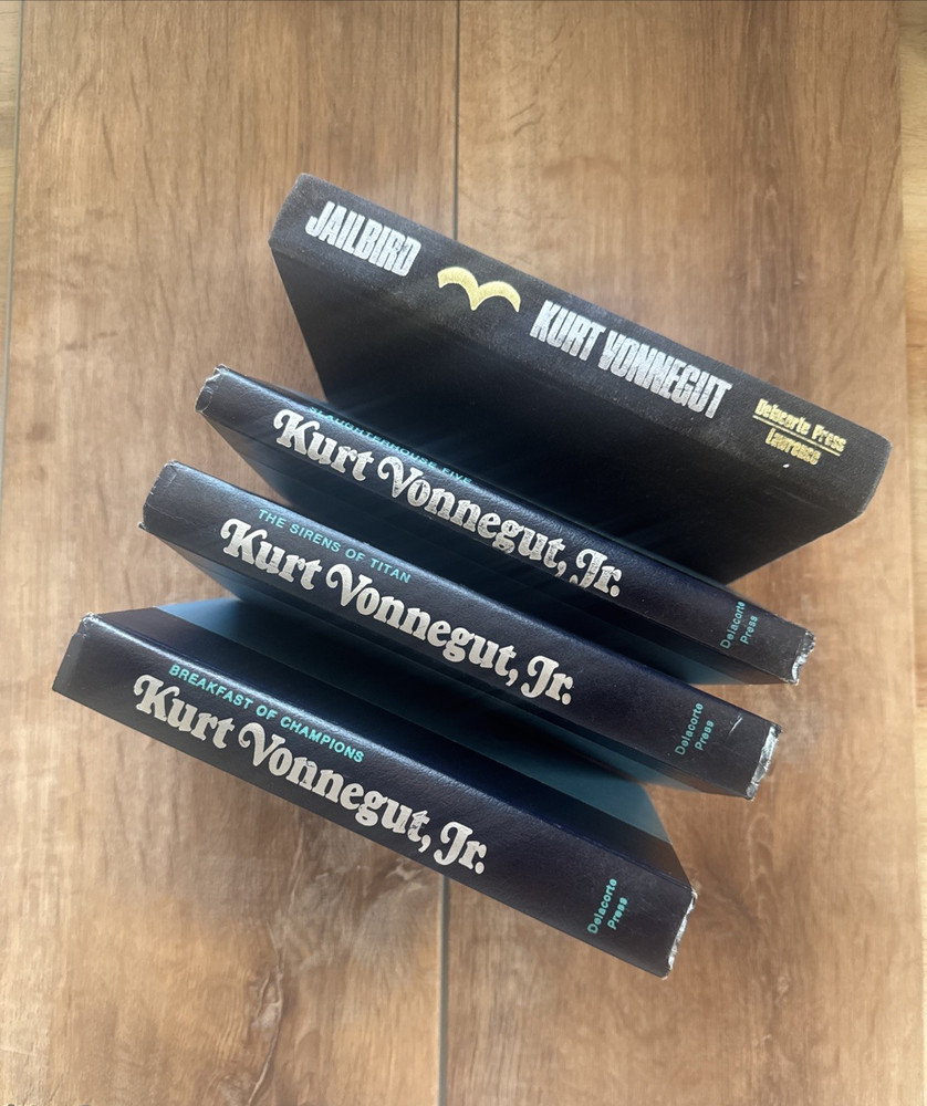 4 KURT VONNEGUT JR Slaughterhouse Five Sirens of Titan Breakfast of Champions HC