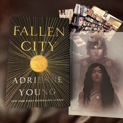 Fallen City by Adrienne Young (2025, HC) Hand-Signed With Photos & Page Overlay