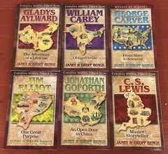 Christian Heroes Then & Now by Janet & Geoff Benge VTG Paperback Lot of 12